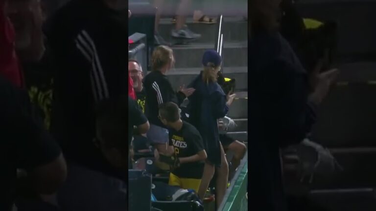 UNREAL Catch By Pirates Fan! #mlb