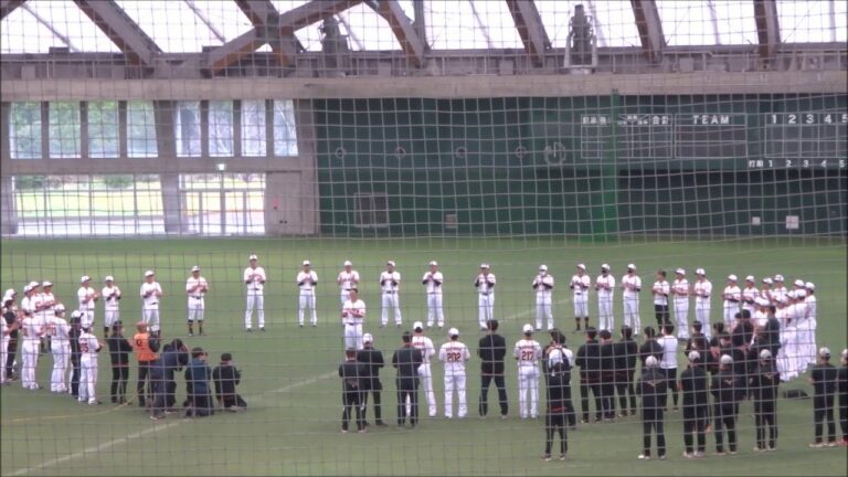 読売巨人軍・2022秋季宮崎キャンプ打ち上げ、北村拓己選手の挨拶・三本締め