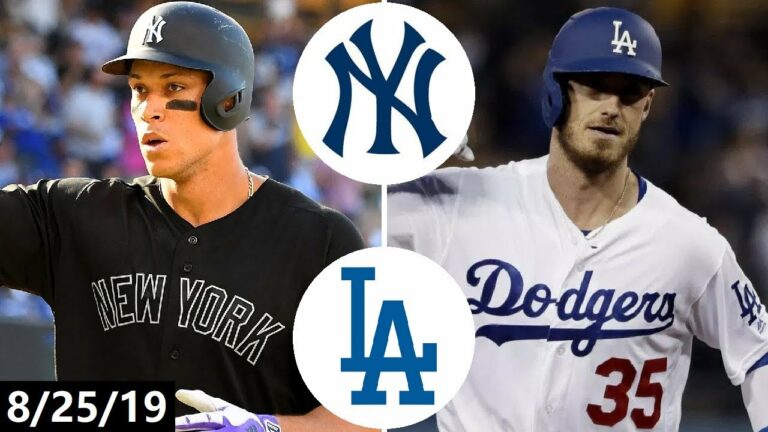 ニューヨーク ヤンキース vs ロサンゼルス ドジャース ハイライト |  2019 年 8 月 25 日 (2019 MLB シーズン)