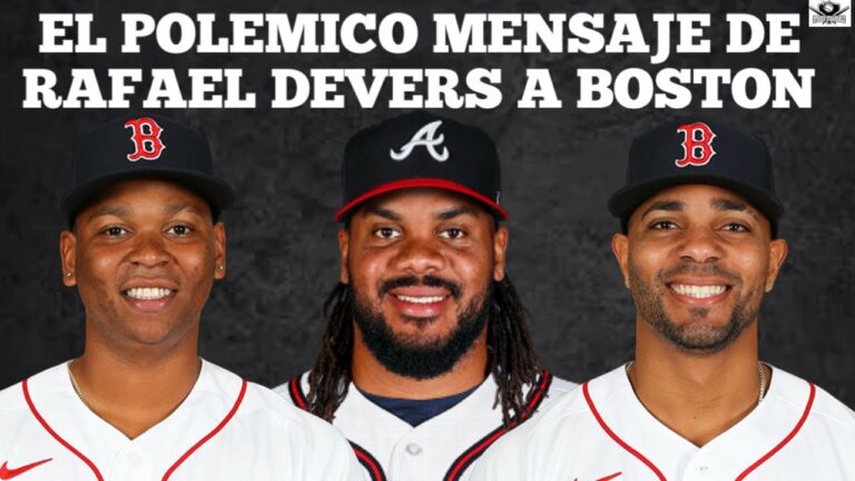 RAFAEL DEVERS LE MANDA CONTUNDENTE MENSAJE A BOSTON RED SOX ACERCA DE SU CONTRATO mlb en vivo