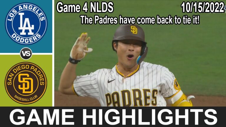サンディエゴ・パドレス vs ロサンゼルス・ドジャース NLDS ゲーム 4 (10/15/22) ハイライト 7 |  MLB ハイライト 2022