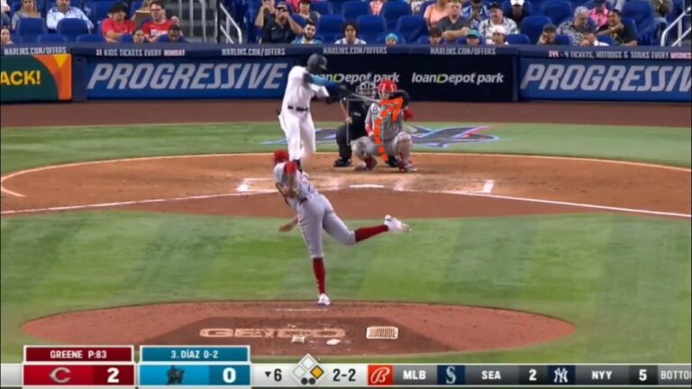 シンシナティ・レッズ ハンター・グリーン・エレクトリック ⚡️⚾️ vs マーリンズ