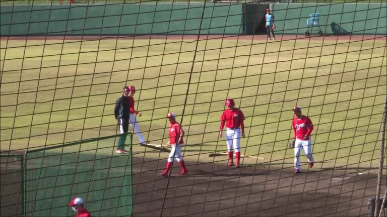 木下元秀選手「2月1日、またお会いしましょう！春キャンプゥ～！！」、新井貴浩新監督（笑）　～広島東洋カープ、日南秋季キャンプ2022・最終日～