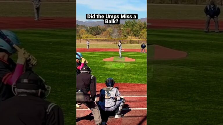 審判員はボークを逃しましたか?  #baseball #shorts #umpire #travelbaseball