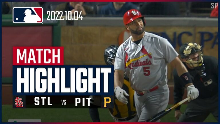 【MLB】10.4 カージナルス vs パイレーツ 日本語ハイライト