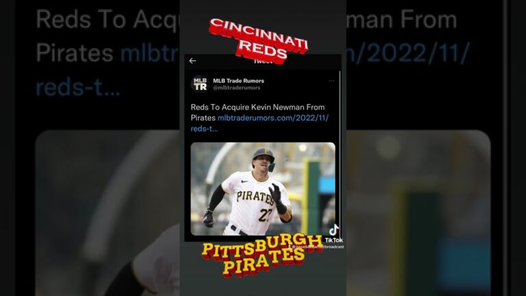 Cincinnati Reds Acquire Kevin Newman from the Pittsburgh Pirates