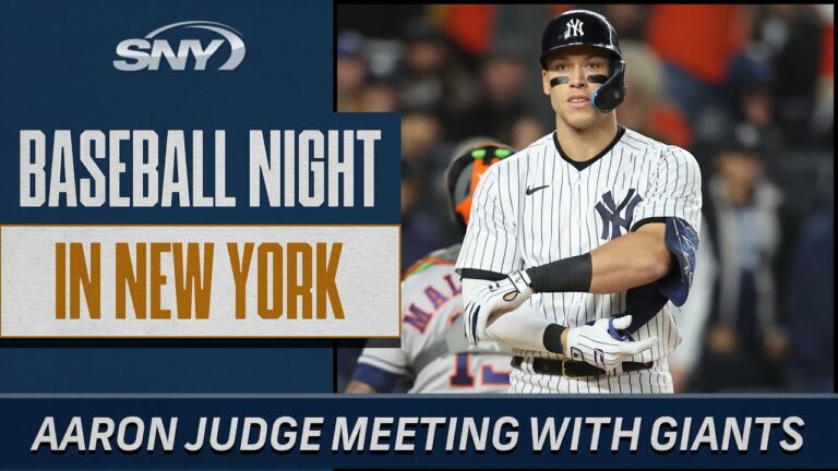 ヤンキースは、アーロン・ジャッジがジャイアンツと会うことを心配すべきですか?  | |  NYのベースボールナイト |  SNY