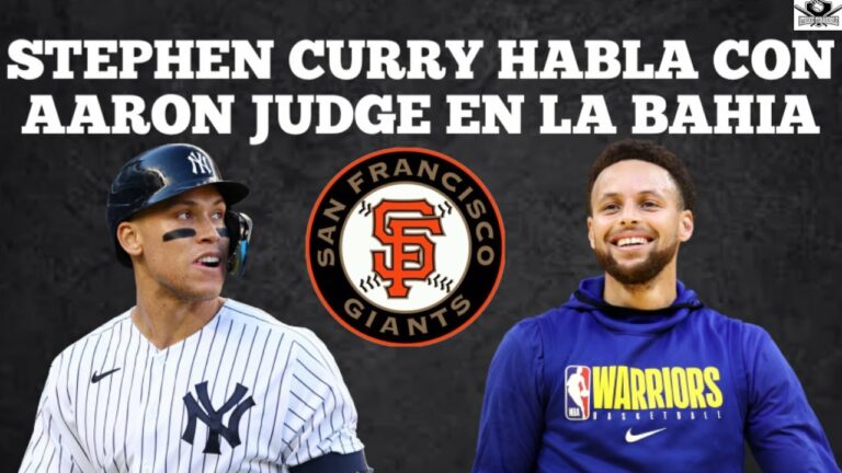 サンフランシスコ ジャイアンツ ブスカ A スティーブン カリー パラ レウニロ コン アーロン ジャッジ Y エステ フィメ エン ラ バイア MLB