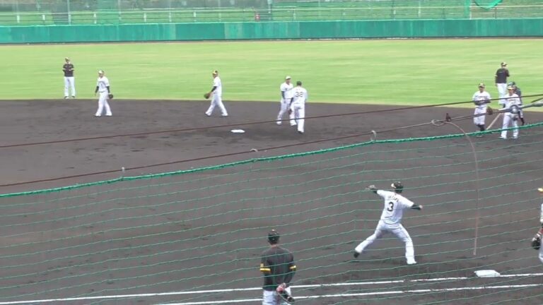 【プロ野球】2022.11.19　阪神タイガース　秋季キャンプ　『シートノック　内野』