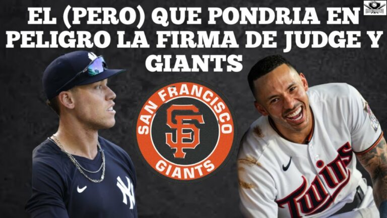 ESTA SERIA LA UNICA RAZON POR LA CUAL SAN FRANCISCO GIANTS NO FIRMARIA A AARON JUDGE mlb en vivo