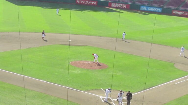 【合同トライアウト2022年11月8日】カープ高橋樹也〜ファイターズ樋口 龍之介を内野ゴロに打ち取る