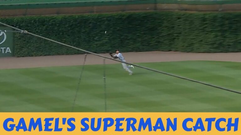 MLB / Pirates Ben Gamel's terrific diving catch at Wrigley Field   #shorts  #bengamelcatch  #fyp