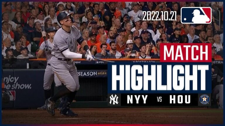 【MLB】10.21 リーグチャンピオンシップシリーズ第2戦 ヤンキース vs アストロズ 日本語ハイライト