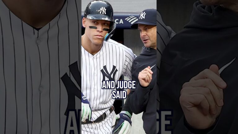 We like how things are going with Aaron Judge