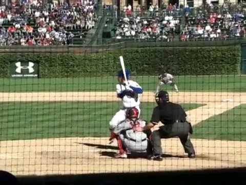 MLB シカゴカブス時代の福留孝介選手のネクストバッターズサークル