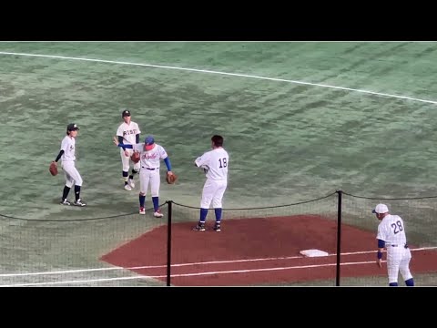 ４番松坂大輔、強烈打球で女子選抜選手を負傷させてしまう瞬間　イチロー選抜KOBE CHIBEN