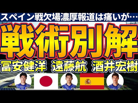 【別解フランクフルト】遠藤航が冨安健洋/酒井宏樹と共に欠場濃厚もドイツ&スペイン組に見るハイプレス&ミドルゲートでスペイン封殺！