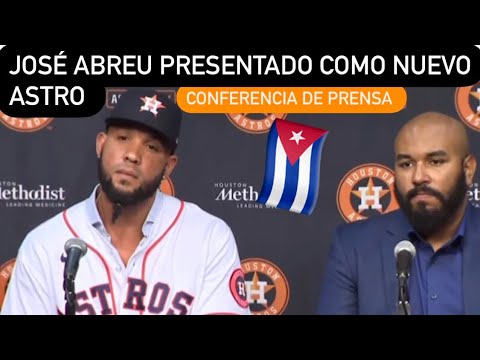 JOSÉ ABREU HABLA SOBRE YULI GURRIEL EN SU PRESENTACIÓN CON LOS ASTROS DE HOUSTON.  #mlb ⚾️🇨🇺💪🔥