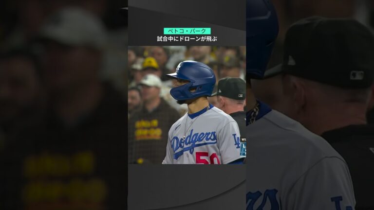 【MLB】10.16 試合の妨げはダメ絶対！激闘ペトコ・パークでドローンが飛び試合中断 #padres #spotvnow
