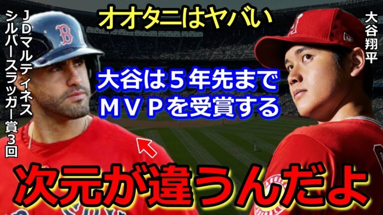【大谷翔平】シルバースラッガー賞３度受賞JD.マルティネスが今後大谷は「５年先までＭＶＰを受賞する」と称賛…ＭＶＰを「オオタニ賞へ変えてくれ」【海外の反応】