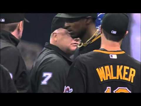 2011/05/13 Pirates, Brewers benches clear