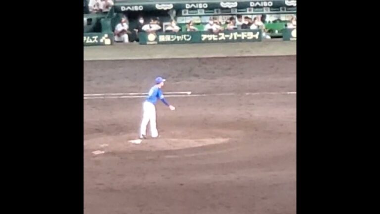 【京山将弥】投球フォーム　#shorts　20220722　#横浜denaベイスターズ 　#ピッチングフォーム フォーム　@阪神甲子園球場･ﾚﾌﾄ外野
