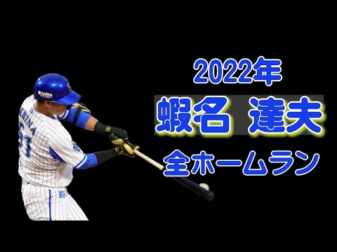 蝦名 達夫２０２２年全ホームラン