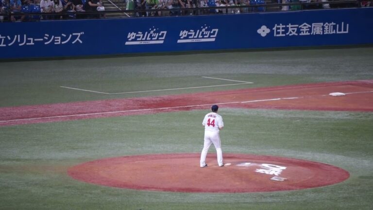 2022/9/4(日) 投球練習(9回表) 大西広樹(東京ヤクルトスワローズ)