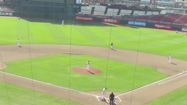 【合同トライアウト2022年11月8日】カープ山口 翔スワローズ中山翔太を内野ゴロに打ち取る
