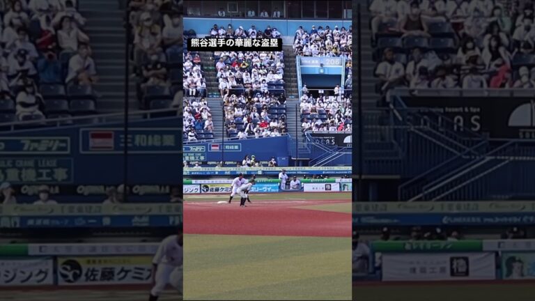 【阪神タイガース】熊谷敬宥選手の華麗な盗塁！
