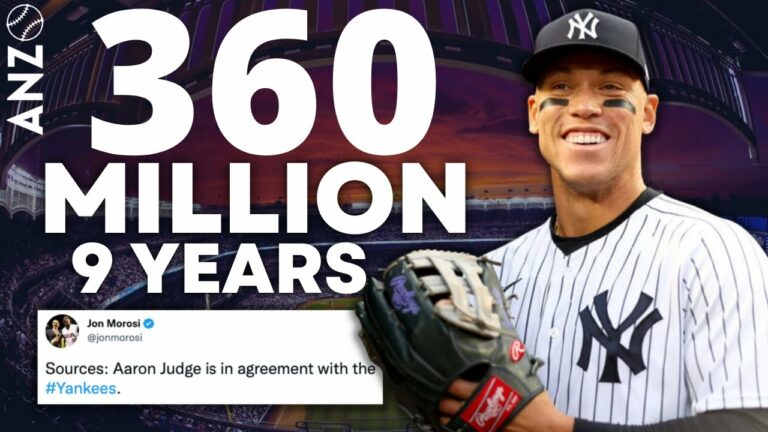アーロン・ジャッジが 9 年 3 億 6000 万の契約を結びました! ヤンキースのニュース | ニューヨーク・ヤンキース オフシーズン 2023 ANZO