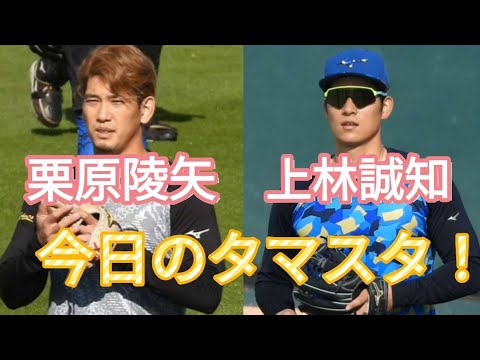 【今日のタマスタ】栗原陵矢選手・上林誠知選手の自主トレ🥎👍（2022年12月9日）