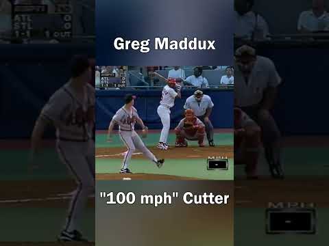 Greg Maddux 100 MPH Cutter! #shorts #baseball