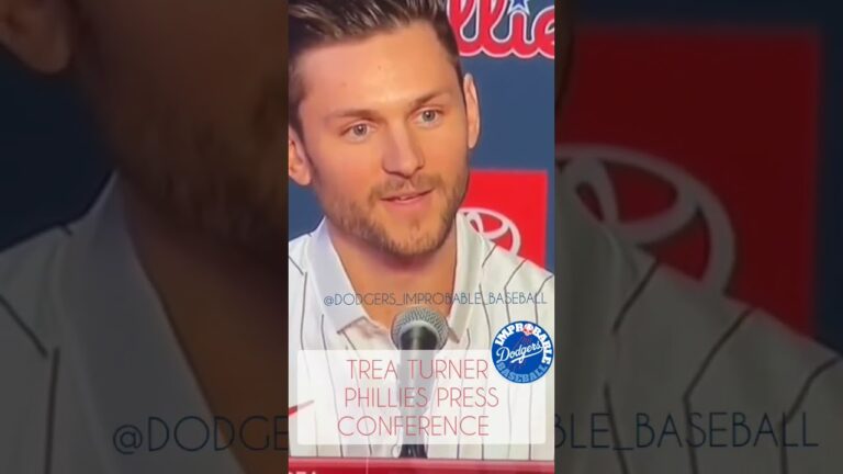 Trea Turner @ Phillies Press Conference Today, Why he didn't sign with the LA Dodgers #treaturner