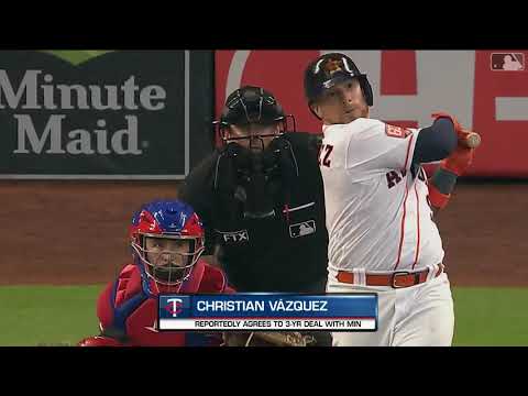 [MLB] アストロズの世界一に貢献した捕手 バスケスがツインズと3年41億円で合意！