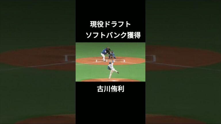 ソフトバンク獲得 古川侑利 #現役ドラフト #hawks #sbhawks #ホークス #日本ハム