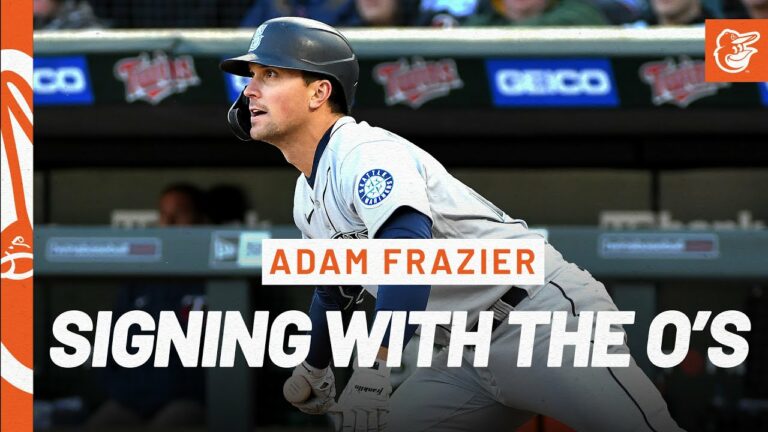 「ハイダーが私を置くところに遊びに行く」 ⚾️ Adam Frazier が O との契約について | ボルチモア・オリオールズ