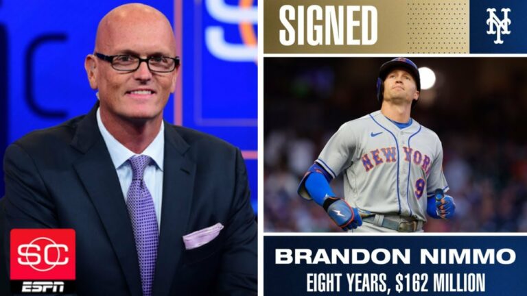ESPNSC | スコット・ヴァン・ペルト [BREAKING NEWS] ニューヨーク・メッツがブランドン・ニモと8年1億6200万ドルで再契約