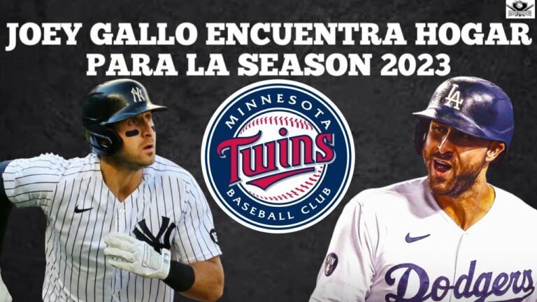 SORPRESIVAMENTE MINNESOTA TWINS FIRMA A JOEY GALLO POR UN AÑO Y 11 MILLONES DE DOLARES mlb en vivo