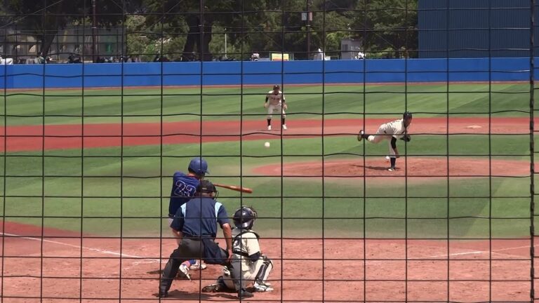 2013/8/16　打者・阿久津智大 （鶴見大学）　エンタイトルツーベース　vs 桐蔭横浜大学