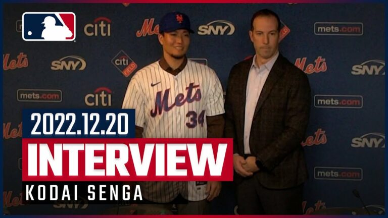 【MLB】12.20 夢の続きはニューヨークで🇯🇵千賀滉大がメッツ入団会見に臨み抱負を語る