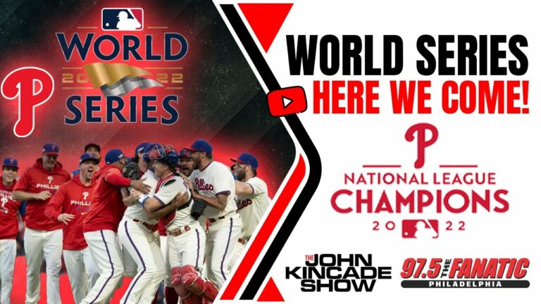フィラデルフィア フィリーズは 2022 年 NL チャンピオンであり、ワールド シリーズは決まっています!  | |  97.5 狂信者