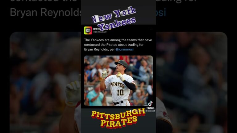 Yankees are among the teams that have contacted the Pirates about trading for Bryan Reynolds.