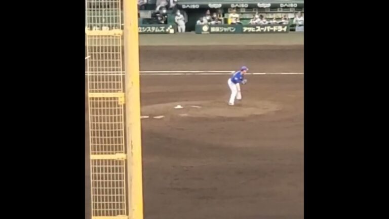 【濵口遥大】投球フォーム　#shorts　20220724　　@阪神甲子園球場･ﾚﾌﾄ外野　#阪神タイガース　#浜口遥大　#濱口遥大　#横浜denaベイスターズ 　#ピッチングフォーム