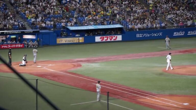 2022/9/27(火) 高梨裕稔 センターフライ 先発(4回裏) vs 青柳晃洋(阪神タイガース)
