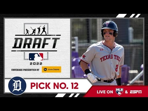 デトロイト・タイガースが2022年のMLBドラフト12位指名でジェイス・ユングを指名！