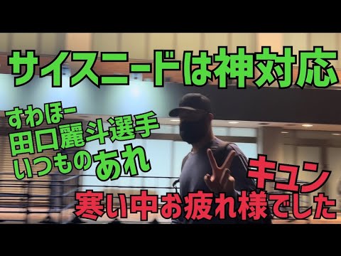 スワローズクライマックスファイナルすわほーで田口選手キターーーー。サイスニードお疲れ様(2022年10月13日)
