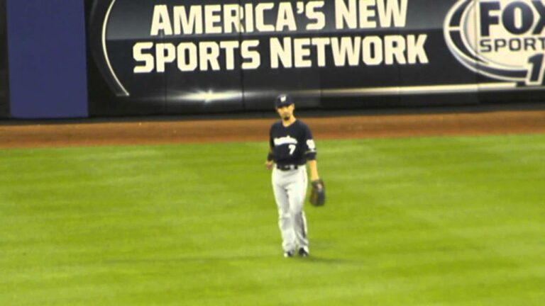 [MIL] Norichika Aoki's defense (ブルワーズ 青木宣親の守備)_2013092602