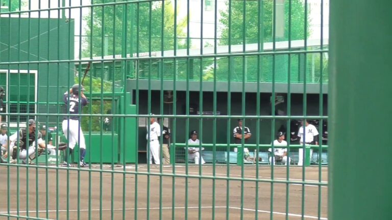 田中俊太　第一打席　ヒット　社会人侍ジャパン　練習試合　ロッテ浦和　2017.9.27