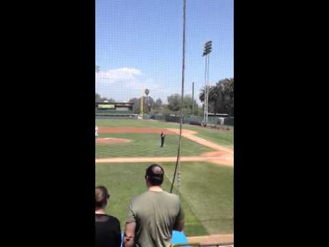 Joseph Casillas Singing National Anthem - UCLA Baseball